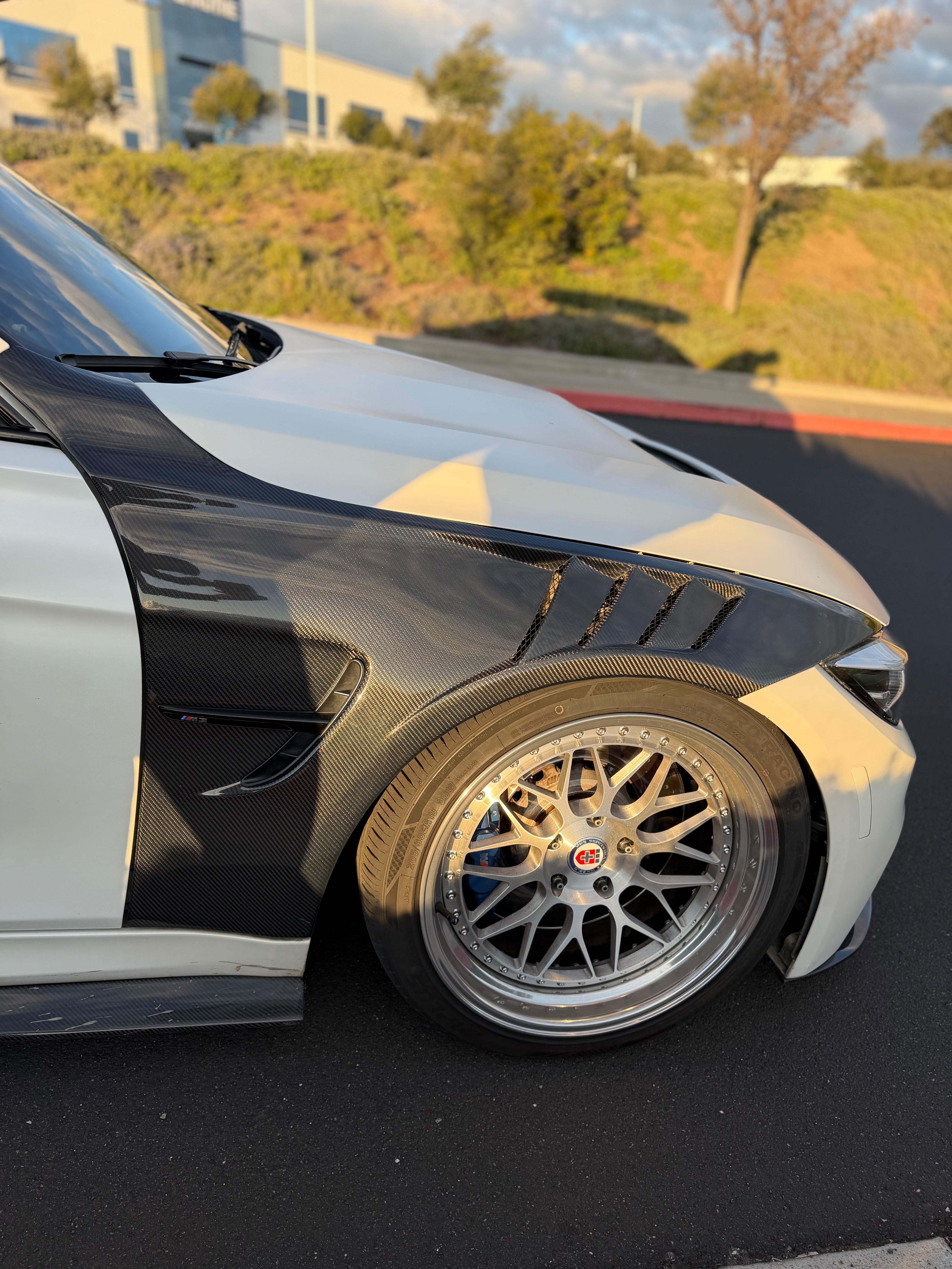 BMW F80 M3/F82/F83 M4 Carbon Fiber Vented Fenders | Eurobahndynamics