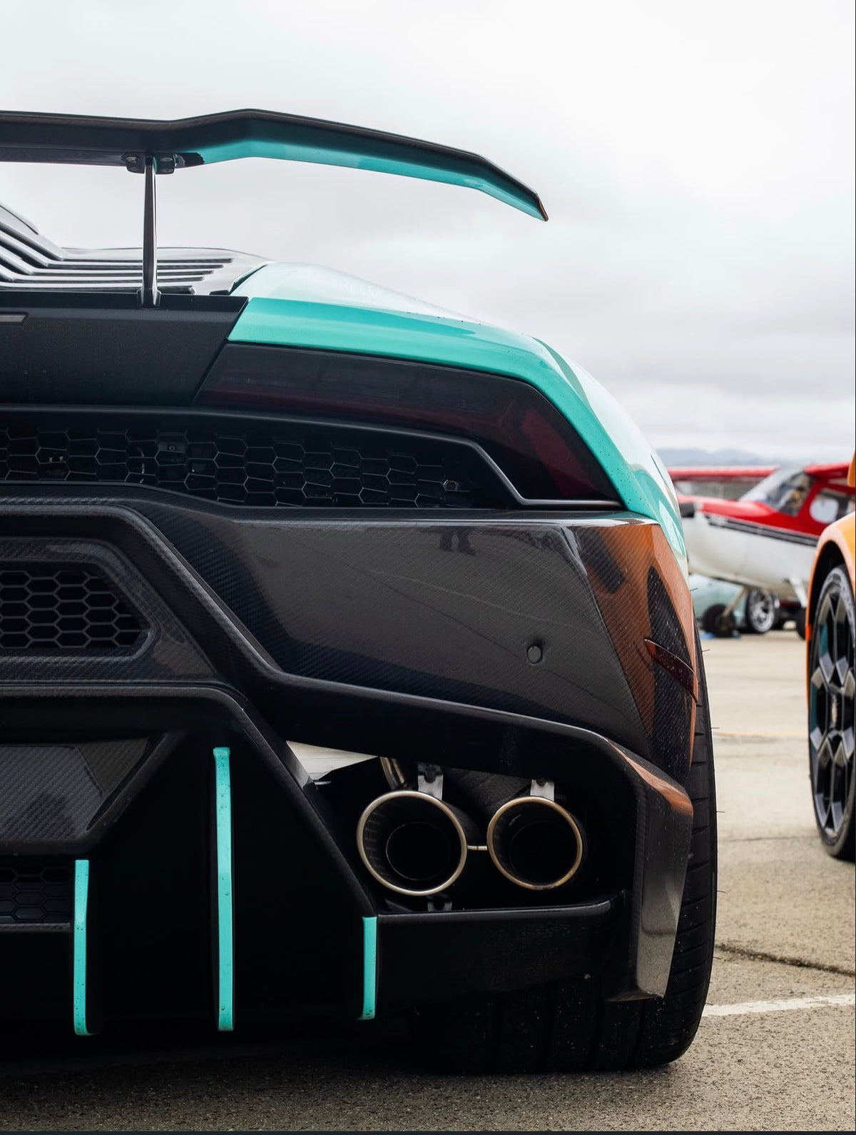 Lamborghini Huracan LP580/LP610/EVO Artisan FRP/Carbon Fiber Rear Bumper
