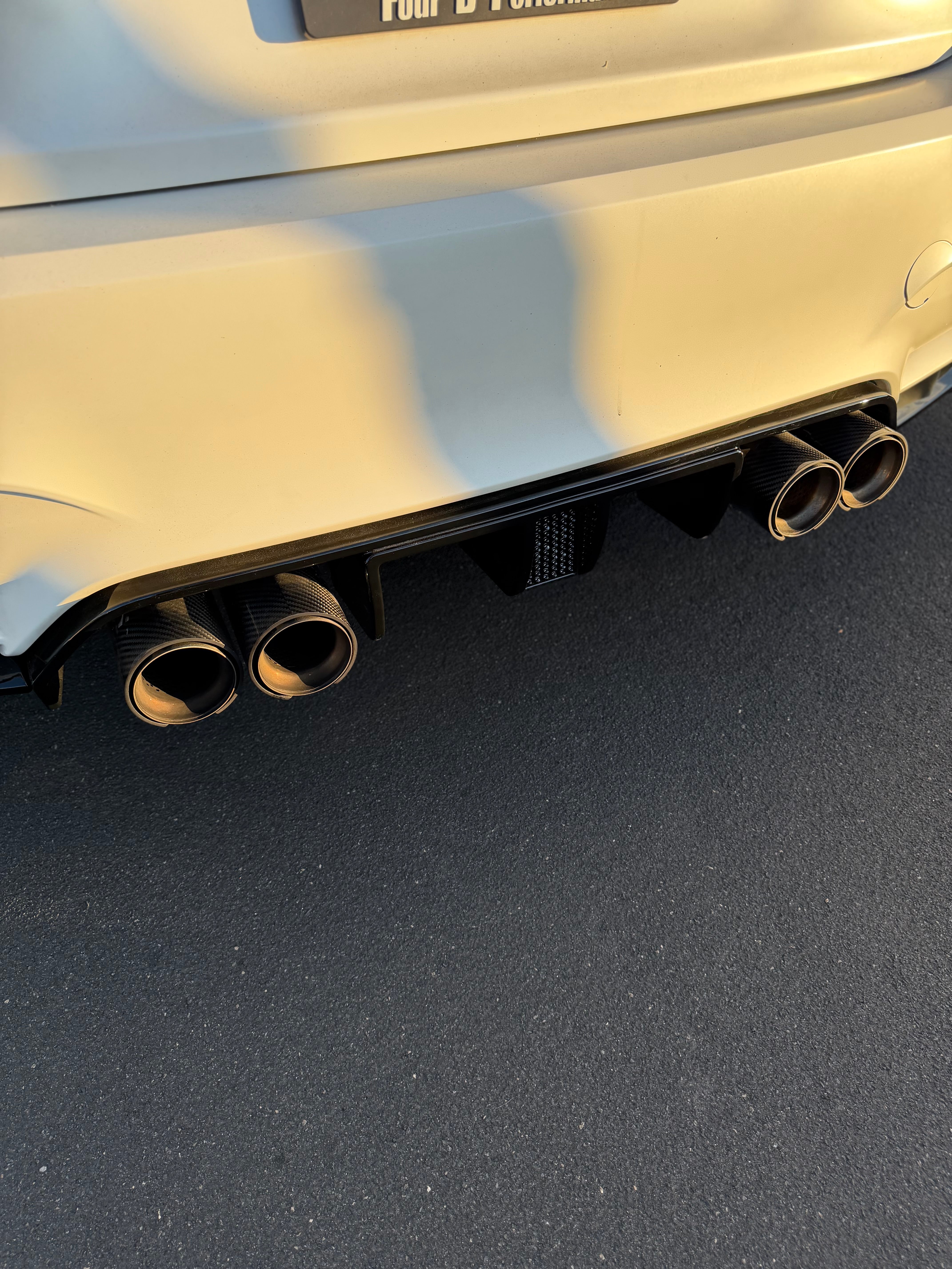 BMW F80 M3/ F82/F83 M4 Gloss Black V Brake Light Diffuser