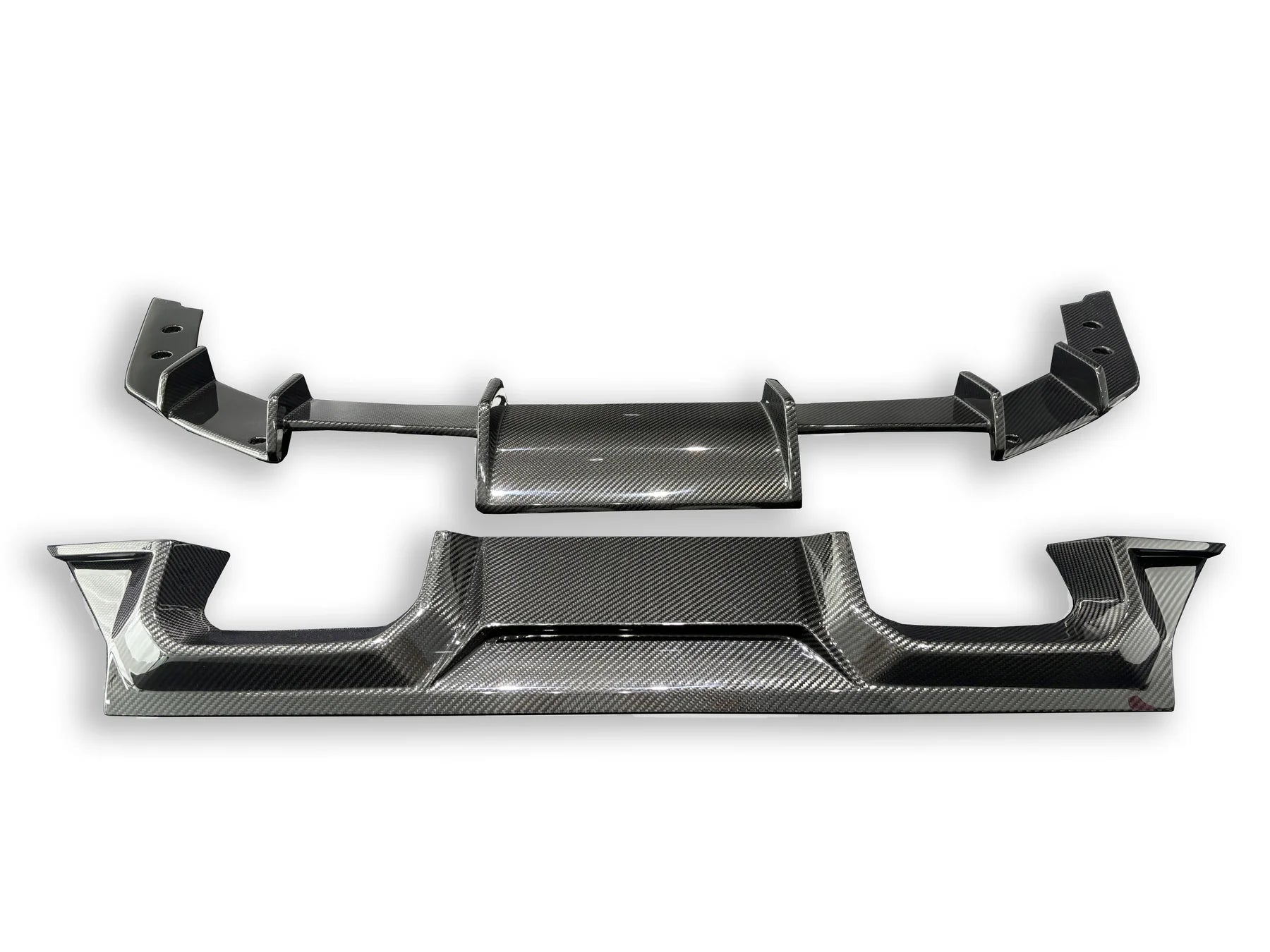 BMW G87 M2 Carbon Fiber Undertray Rear Diffuser