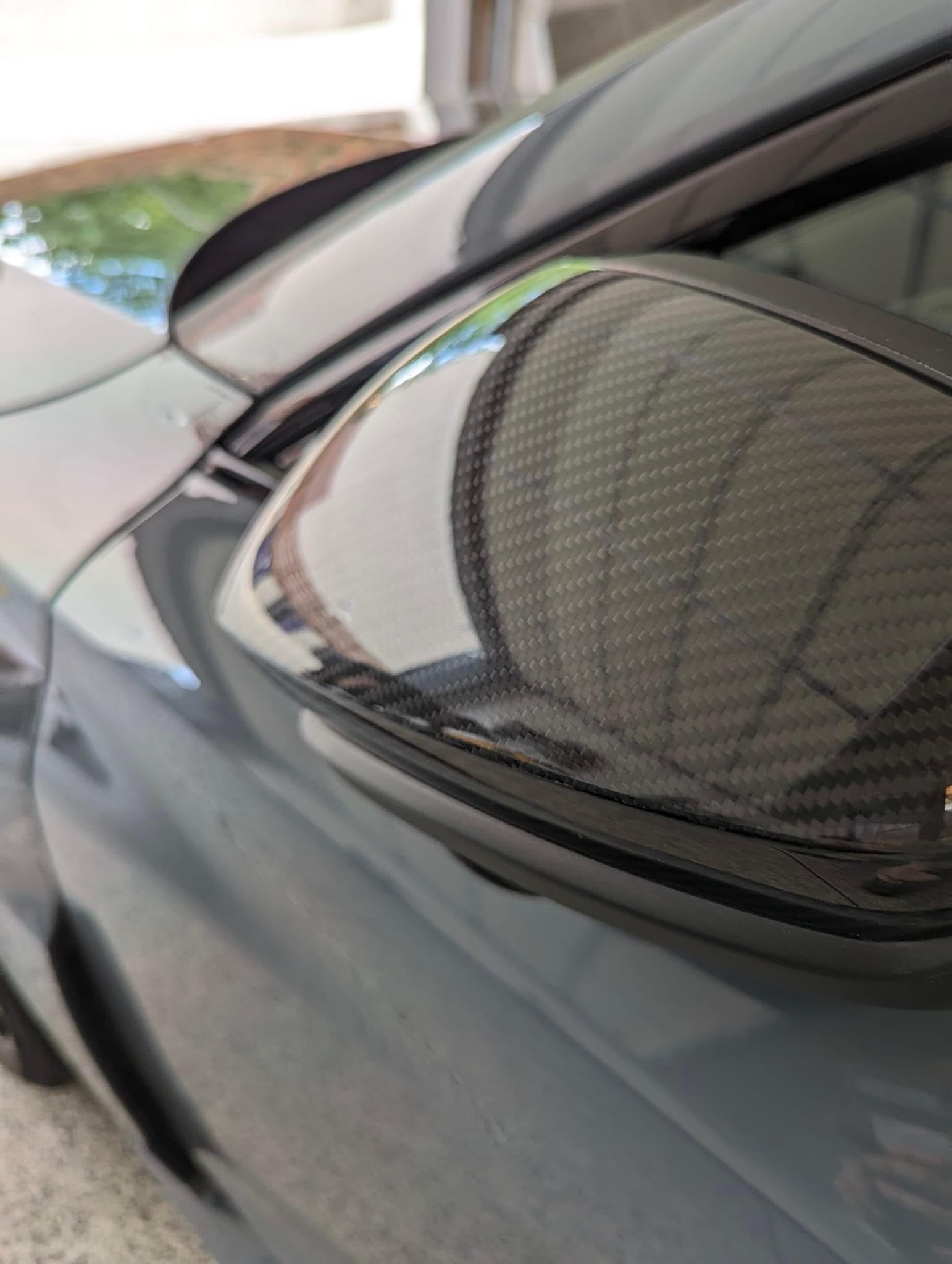 Audi A3/S3/RS3 8Y Carbon Fiber Mirror Caps 2022-2024