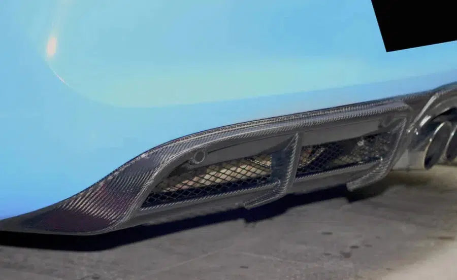 Porsche 981 Cayman/Boxster Carbon Fiber GT4 Style Rear Diffuser (2012-2016)