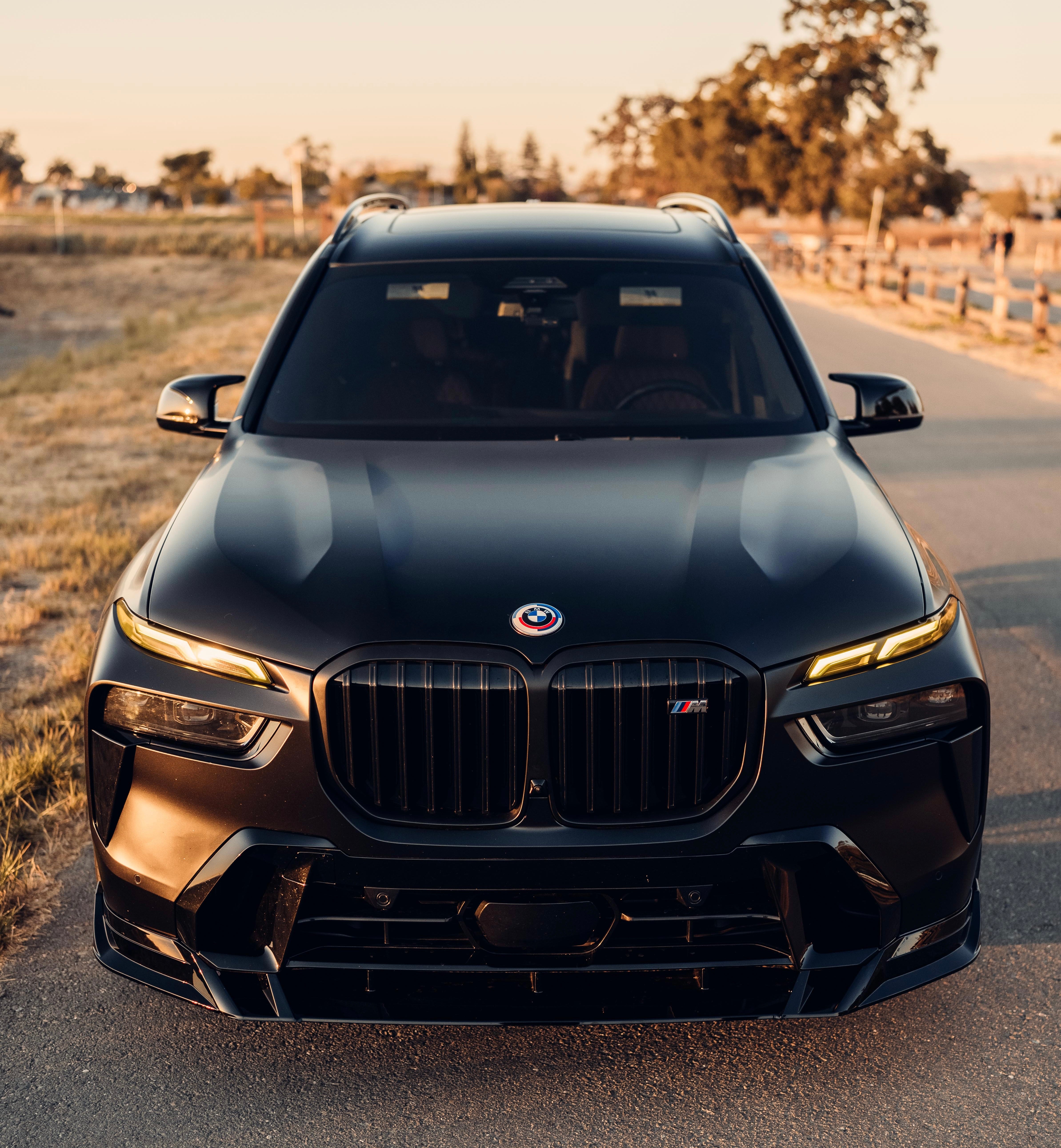 2023-2026 BMW G07 X7 ABS Gloss Black 3Pc Front Lip | Eurobahndynamics