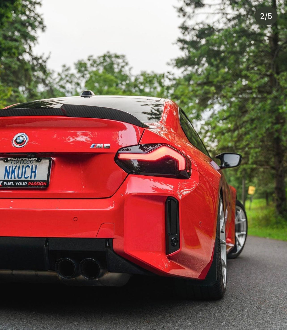 BMW G87 M2/ 2 Series Carbon Fiber Rear Spoiler | Eurobahndynnamics