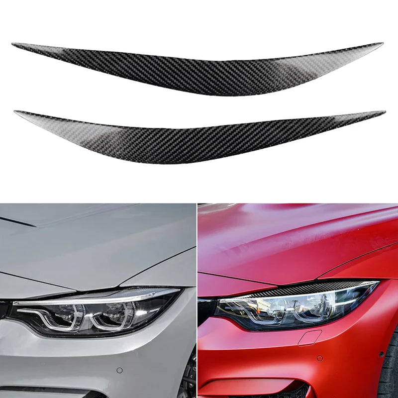 BMW F80 M3/F82/F83 M4 Carbon Fiber Eyelid Headlight Trim