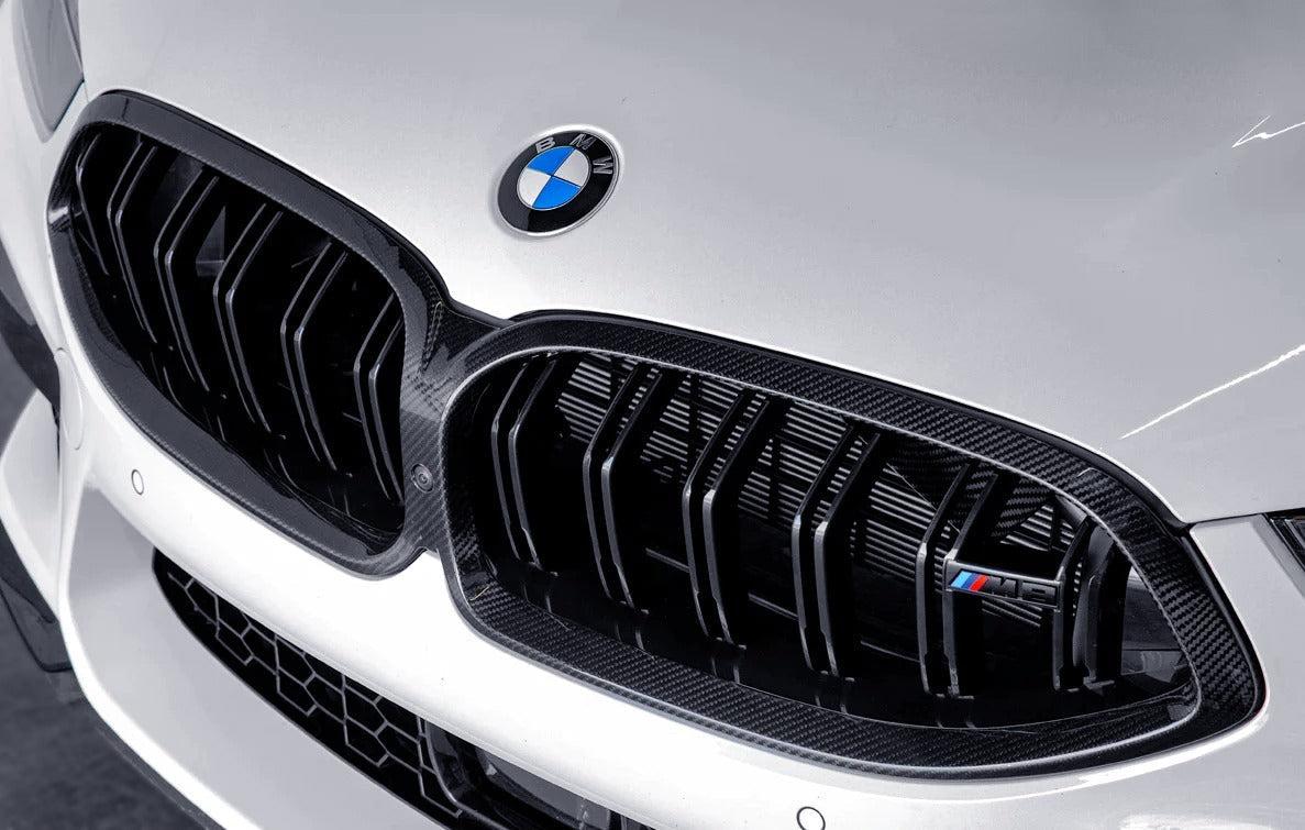 BMW F91 / F92 / F93 M8 - Carbon Fiber Dual Slat Front Grille