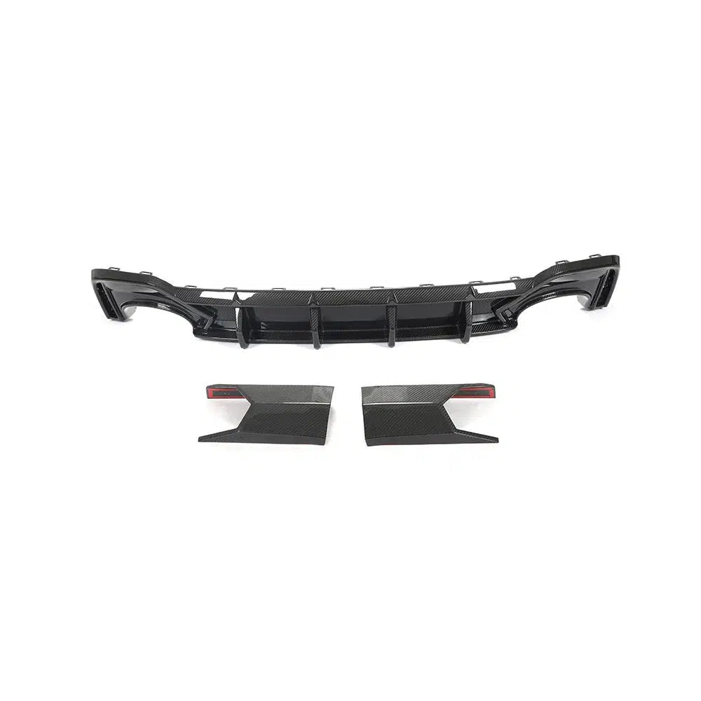 Diffuser R6 Drawn Audi RS6/RS7 C8 Carbon Fiber Artisan Rear Diffuser | Eurobahndynamics