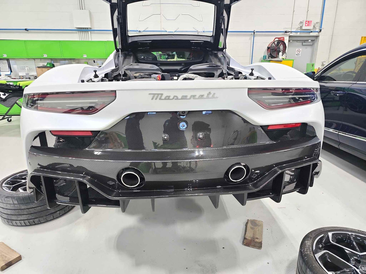 Maserati MC20 Carbon Fiber Finned Diffuser