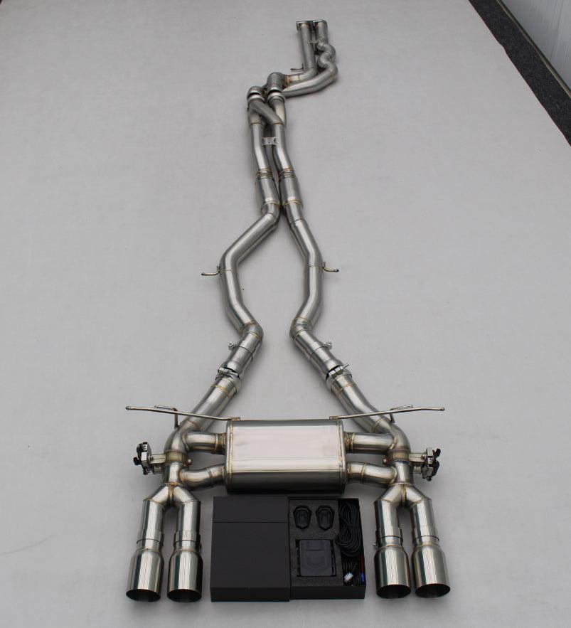 BMW S55 F80 M3/F82/F83 M4/F87 M2 Equal Length Z Mid Pipe Stain Less Steel