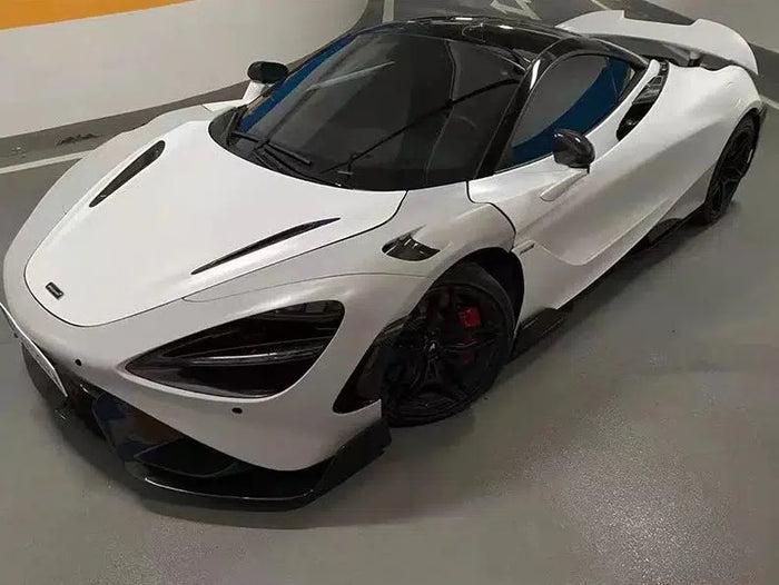 McLaren 720s To 765LT Style FRP Front Bumper With Carbon Fiber Front Lip