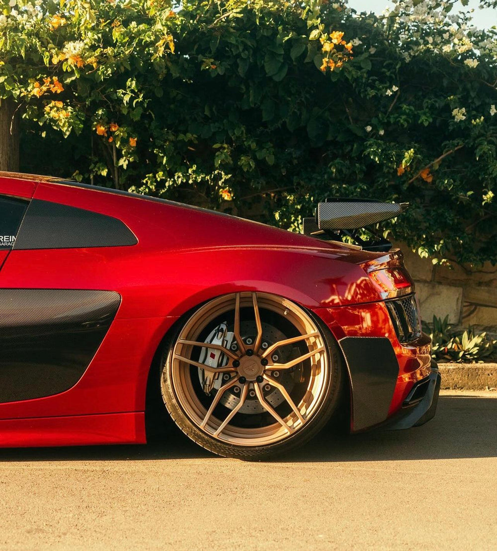 Audi R8 Carbon Fiber Rear Canard Winglet | Eurobahndynamics
