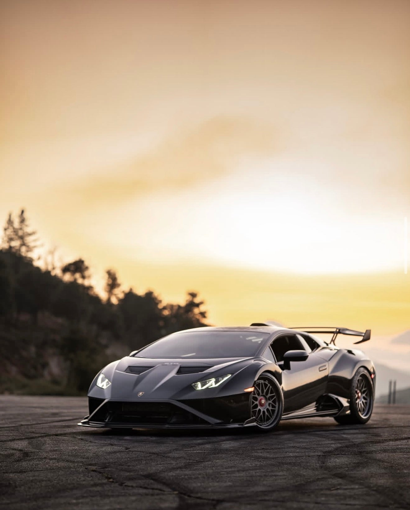 Lamborghini Huracan STO AP Carbon Fiber Front Lip