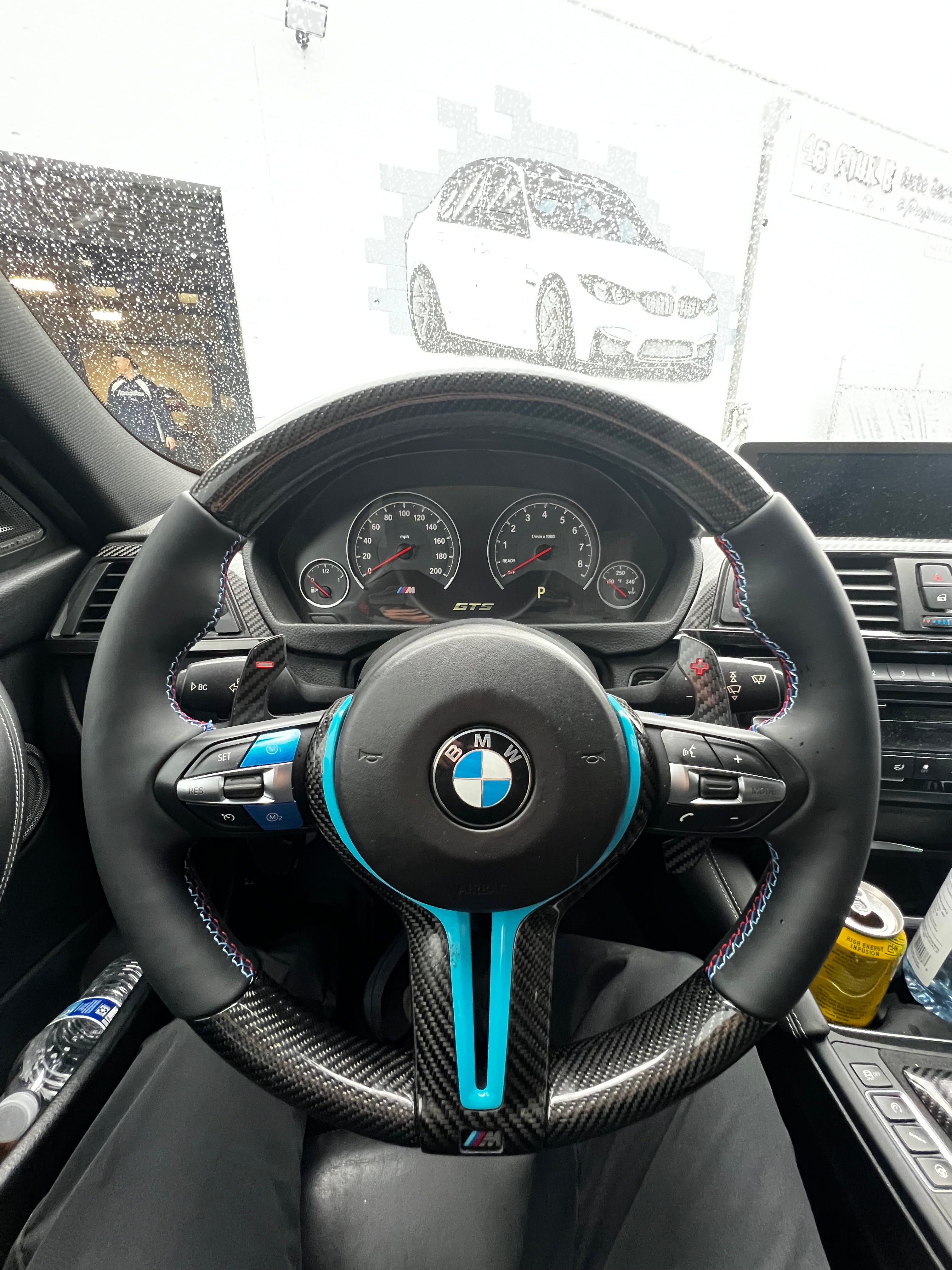 Bmw m4 custom steering wheel sales
