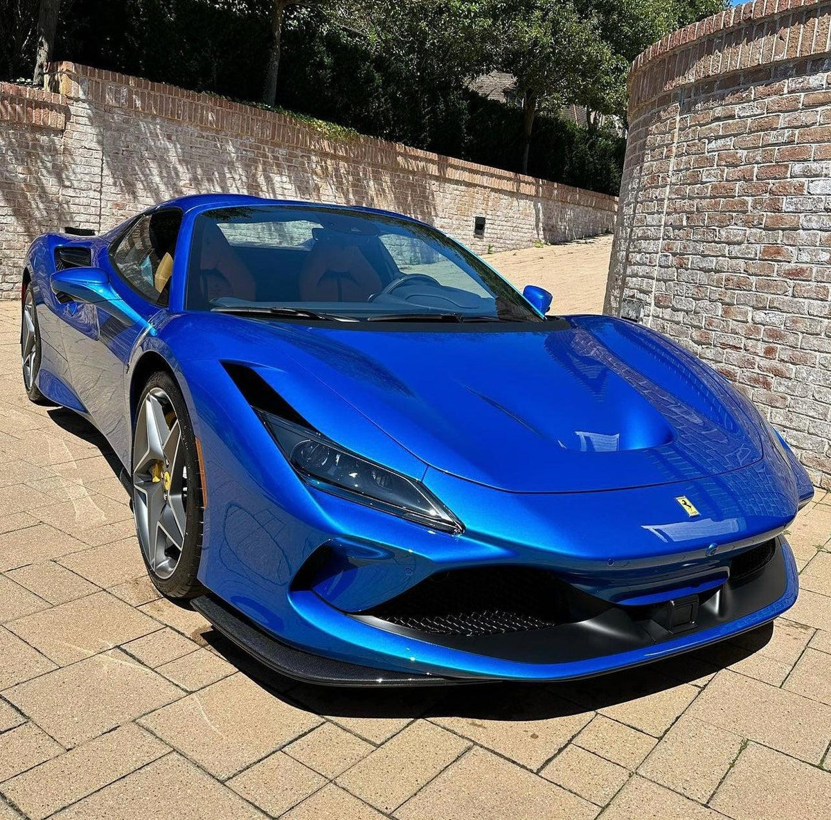 Ferrari Splitter Ferrari F8 Tributo Carbon Fiber Front Splitter | Eurobahndynamics