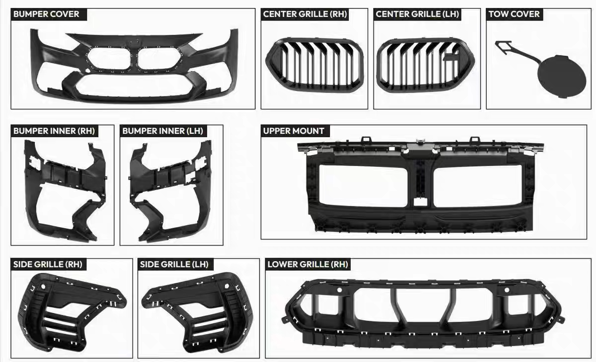BMW G42 2 Series/G87 M2 AD Complete PP Front Bumper