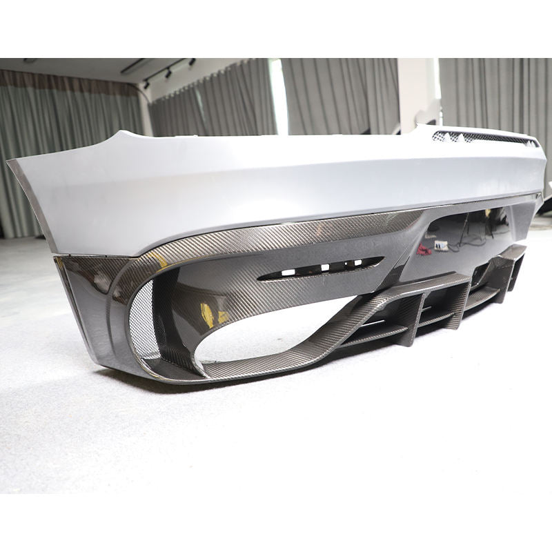 2015-2023 Mercedes AMG GT/GTS/GTCC190 R190 FRP/Carbon Fiber AD Rear Bumper