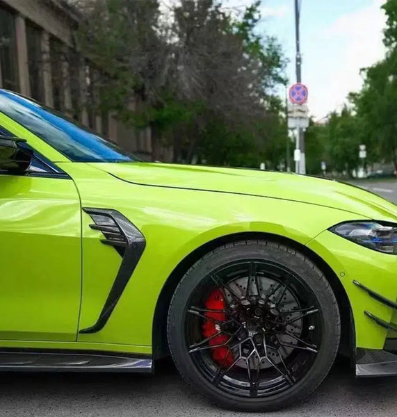 For BMW G80 G82 G83 M3 M4 REAL CARBON FIBER Side Fender Air Vent