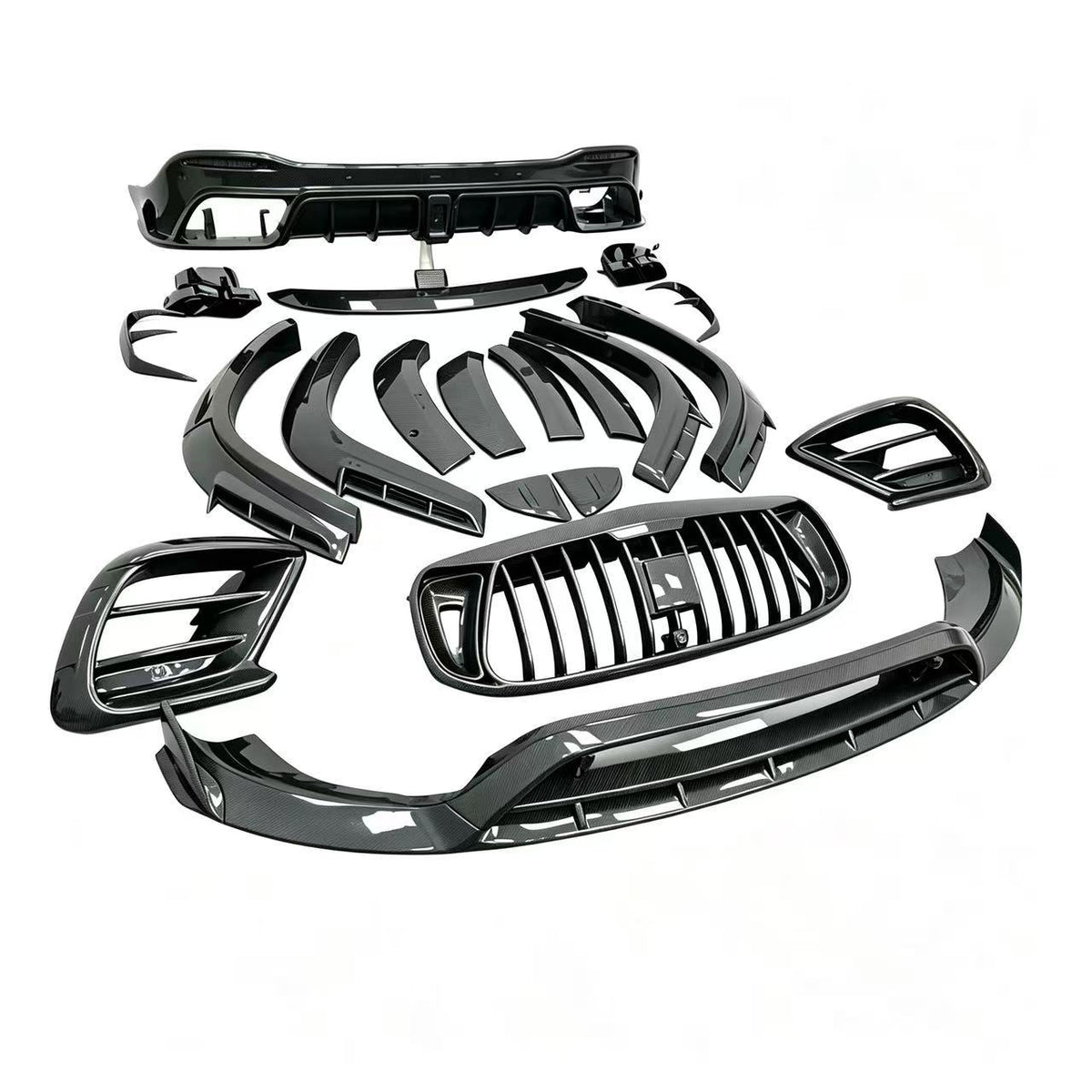 2020-2026 Mercedes GLS63 AD Carbon Fiber Full Aero Body Kit
