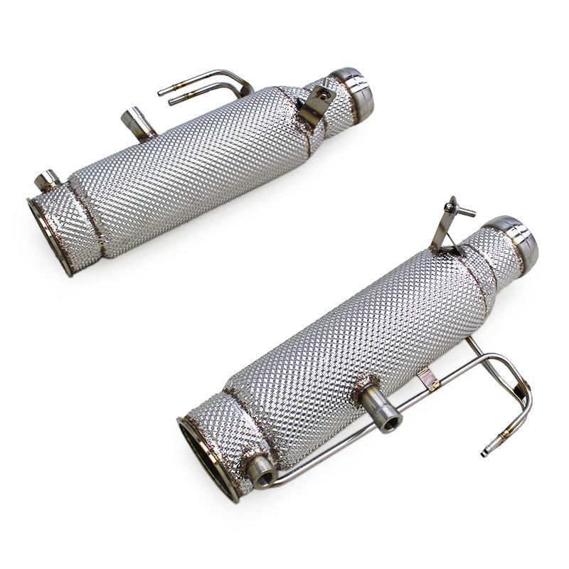 McLaren Artura Catless Downpipes With Heat Shield