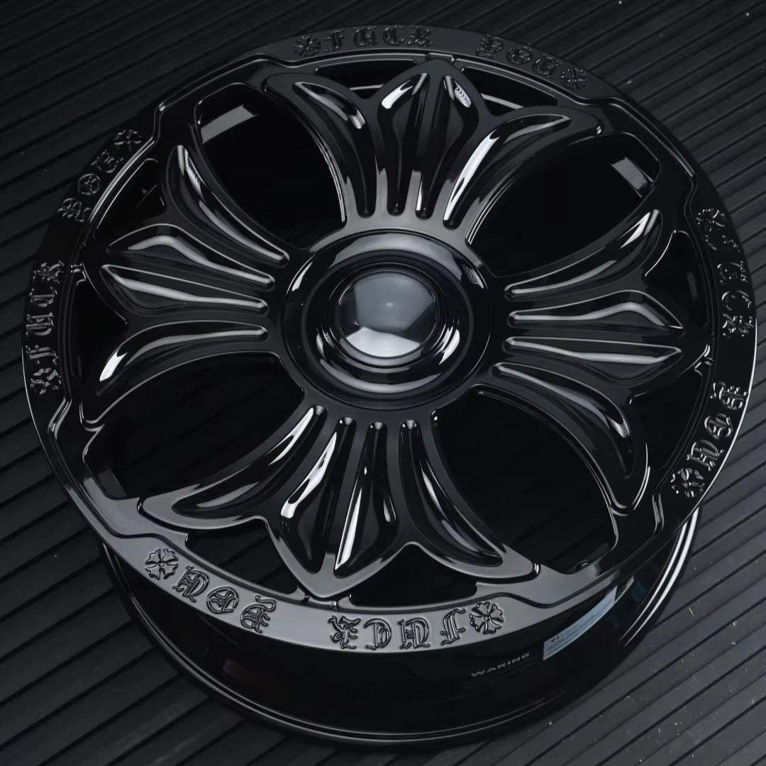 Custom VF Forged Chrome Hearts Larp Forged 1Pc Wheels Set Of 4
