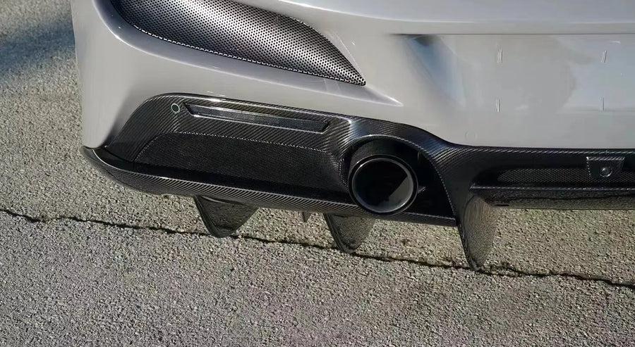 Ferrari F8 Tributo Carbon Fiber Rear Diffuser