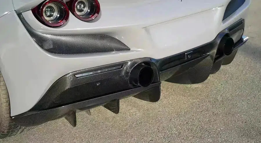 Ferrari F8 Tributo Carbon Fiber Rear Diffuser