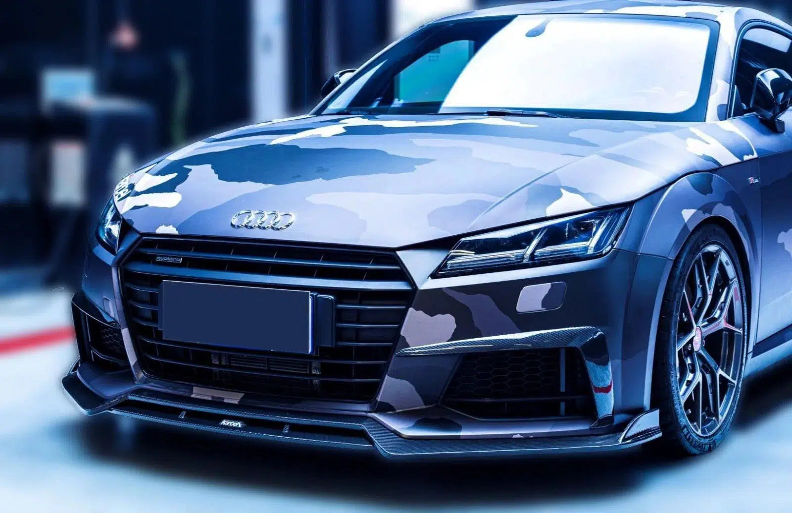 Audi TT/TTS Carbon Fiber KB Style Front Lip