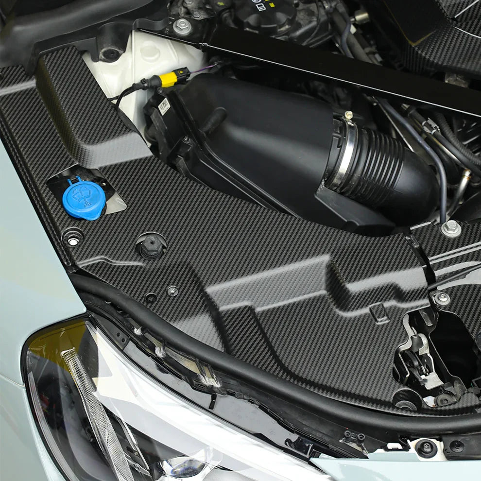 BMW G87 M2 Carbon Fiber Engine Bay Trim Set