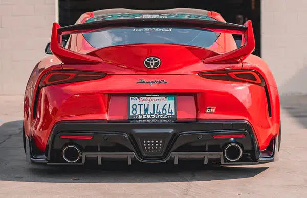 Toyota Supra MK5 Carbon Fiber Under Tray Diffuser Add On