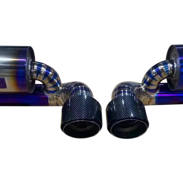 Porsche 911 GT3/GT3RS Titanium Valved Exhaust With Carbon Fiber Exhaust Tips