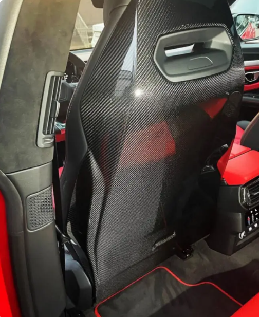 Lamborghini Urus Carbon Fiber Back Seat Cover Replacement