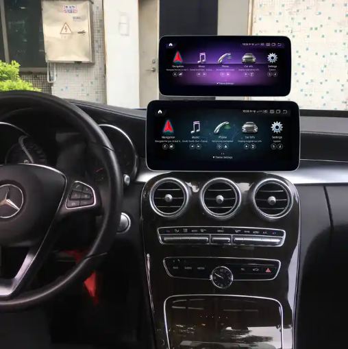 Mercedes C-Class Apple Car Play Screen Upgrade