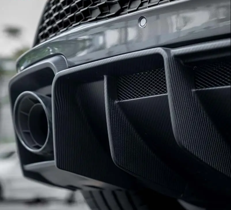 Audi R8 Gen 2 Carbon Fiber Pakteckz Rear Diffuser