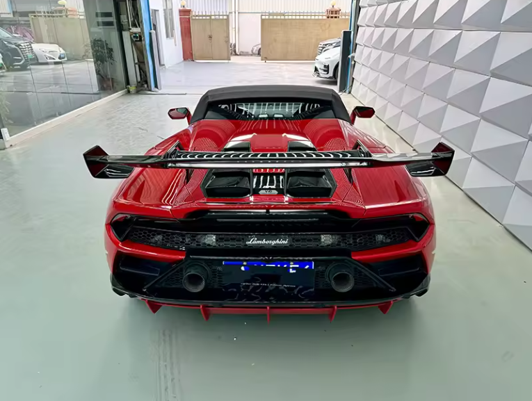 Lamborghini Huracan Evo Carbon Fiber STO Style Wing