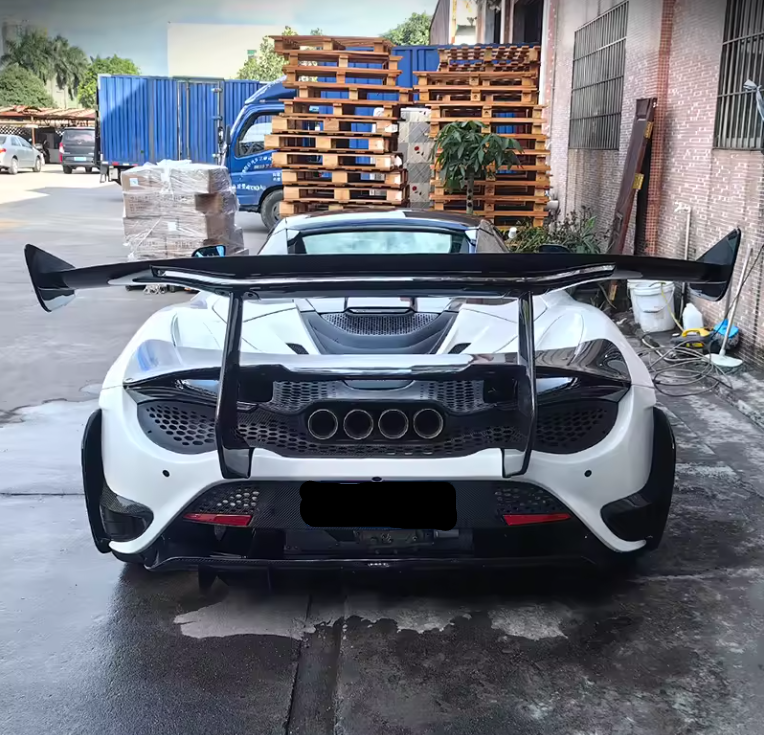 McLaren 720s/765LT Carbon Fiber Chassis Mount Wing