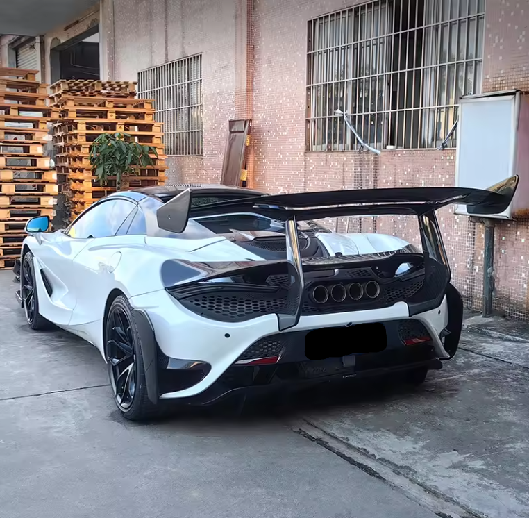 McLaren 720s/765LT Carbon Fiber Chassis Mount Wing