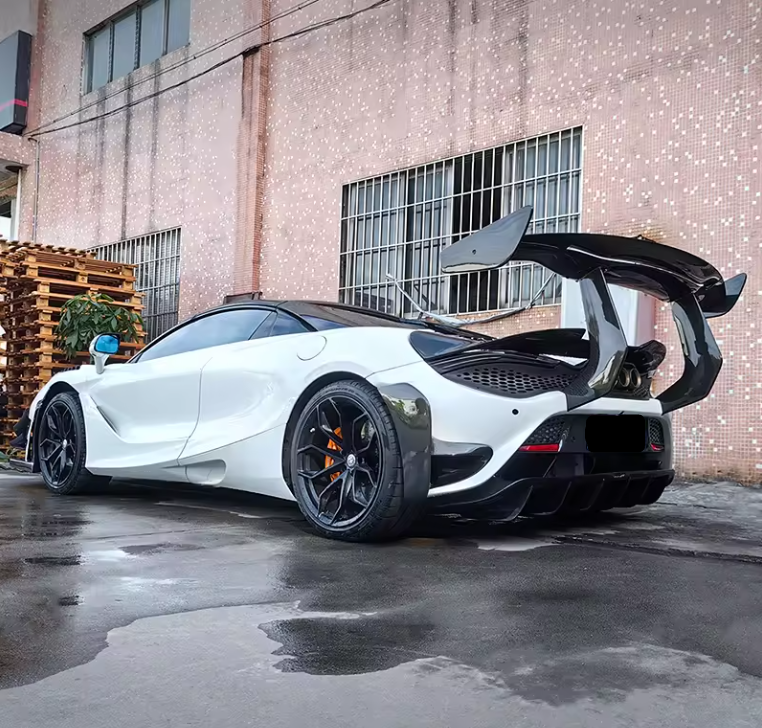 McLaren 720s/765LT Carbon Fiber Chassis Mount Wing