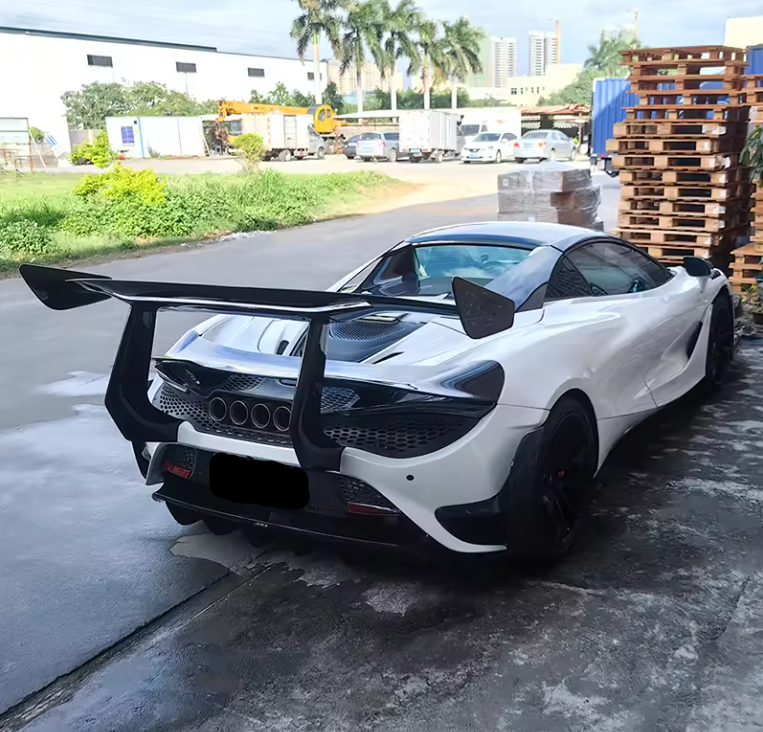 McLaren 720s/765LT Carbon Fiber Chassis Mount Wing