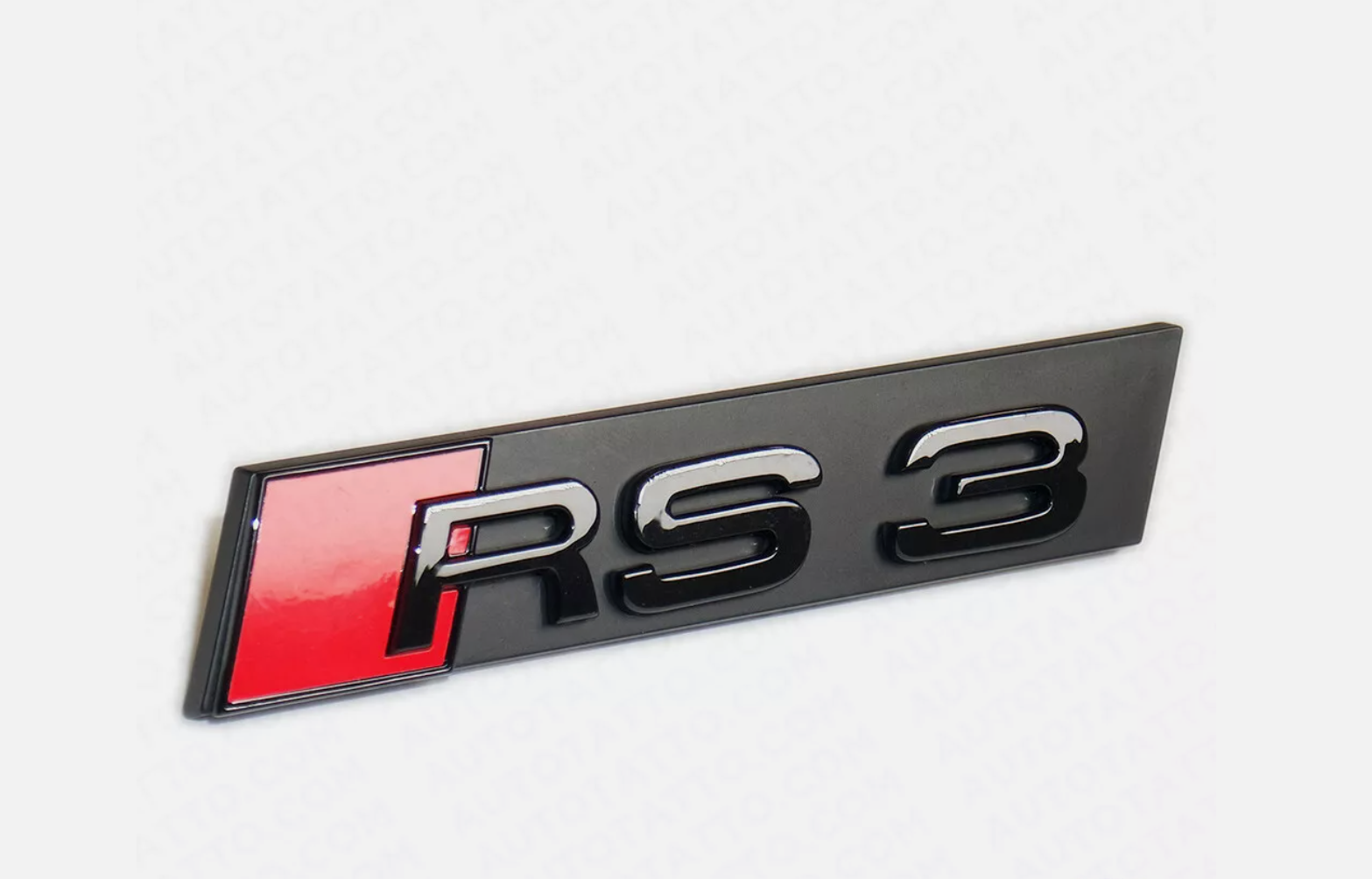 Audi RS3 Front Grille Black Emblem