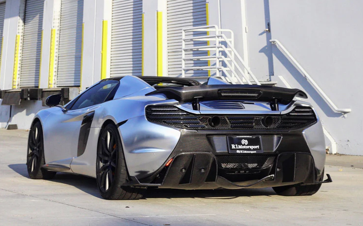 McLaren MP4-12c/650s Carbon Fiber 675LT Style Rear Diffuser