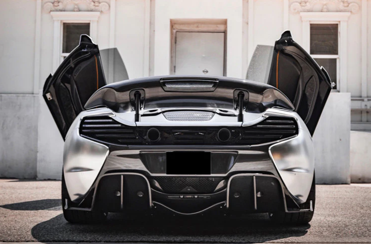 McLaren MP4-12c/650s Carbon Fiber 675LT Style Rear Diffuser