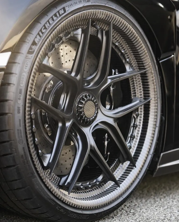 Forge Dynamic Rims Velocity Forge 2Pc Carbon Fiber FV-11 Forged Wheels Set of 4