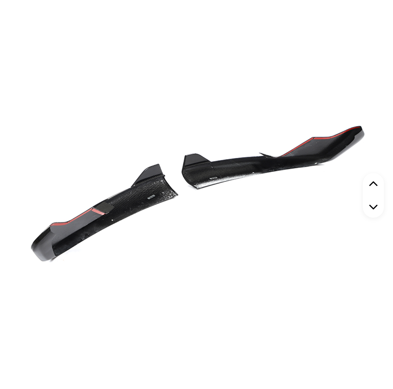 McLaren 570S Carbon Fiber Front 2PC Lip Splitters