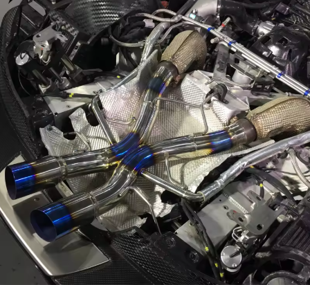 McLaren P1 Titanium Straight Pipe Exhaust System
