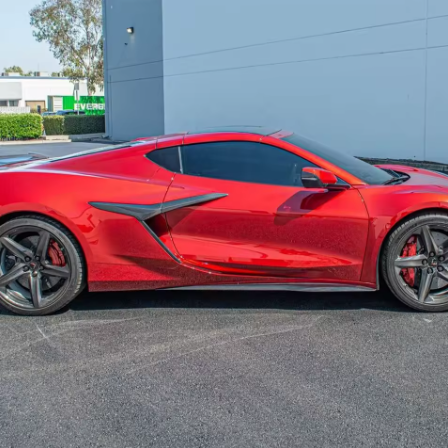 Corvette C8 Carbon Fiber Side Skirts