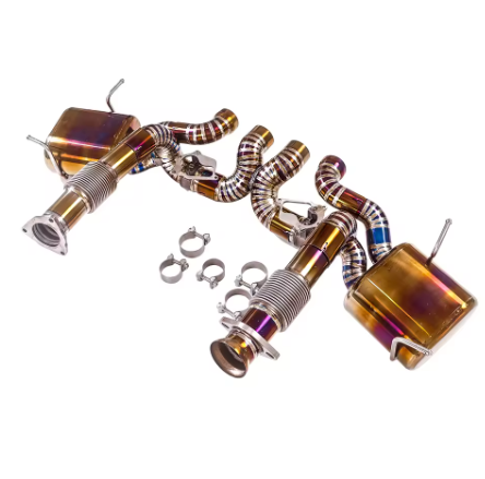 Corvette C8 Z06 Titanium Valved Exhaust With Muffler & Test Pipes