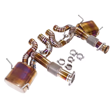 Corvette C8 Z06 Titanium Valved Exhaust With Muffler & Test Pipes