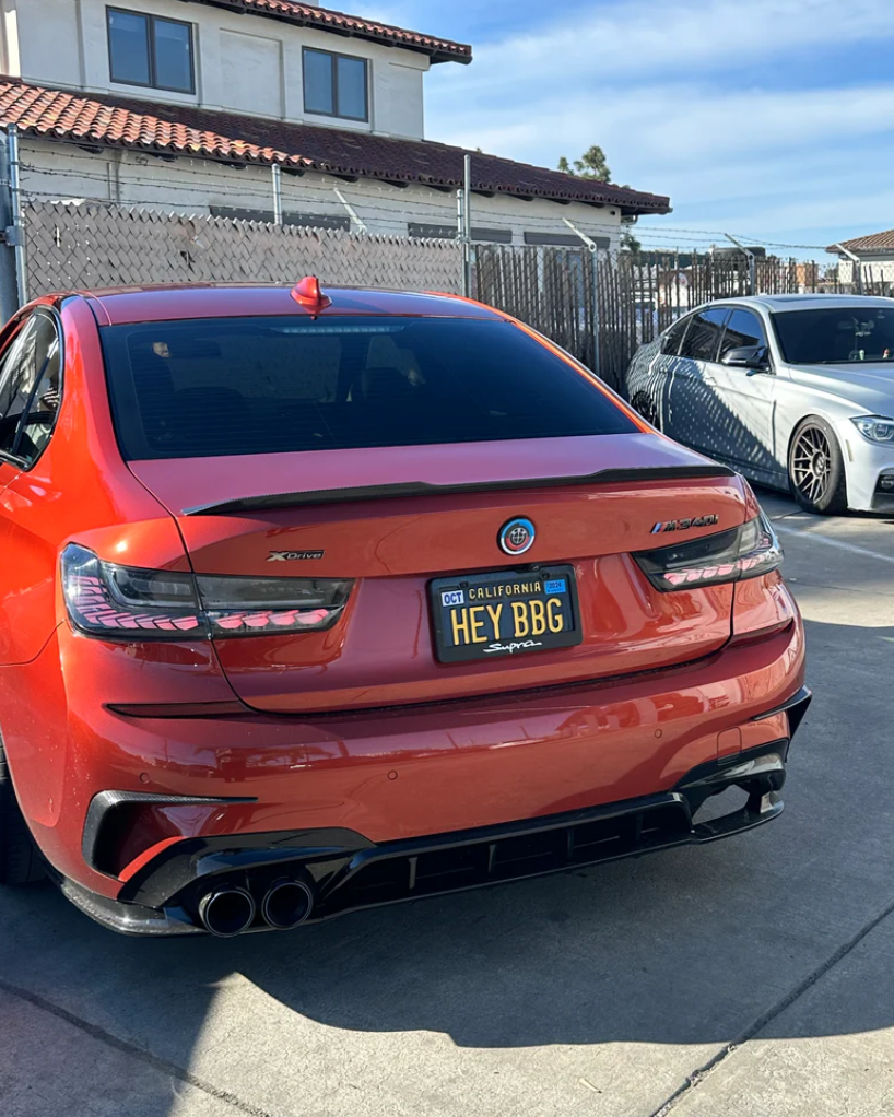 BMW G80 M3/ G20 3 Series Carbon Fiber OE Trunk Spoiler