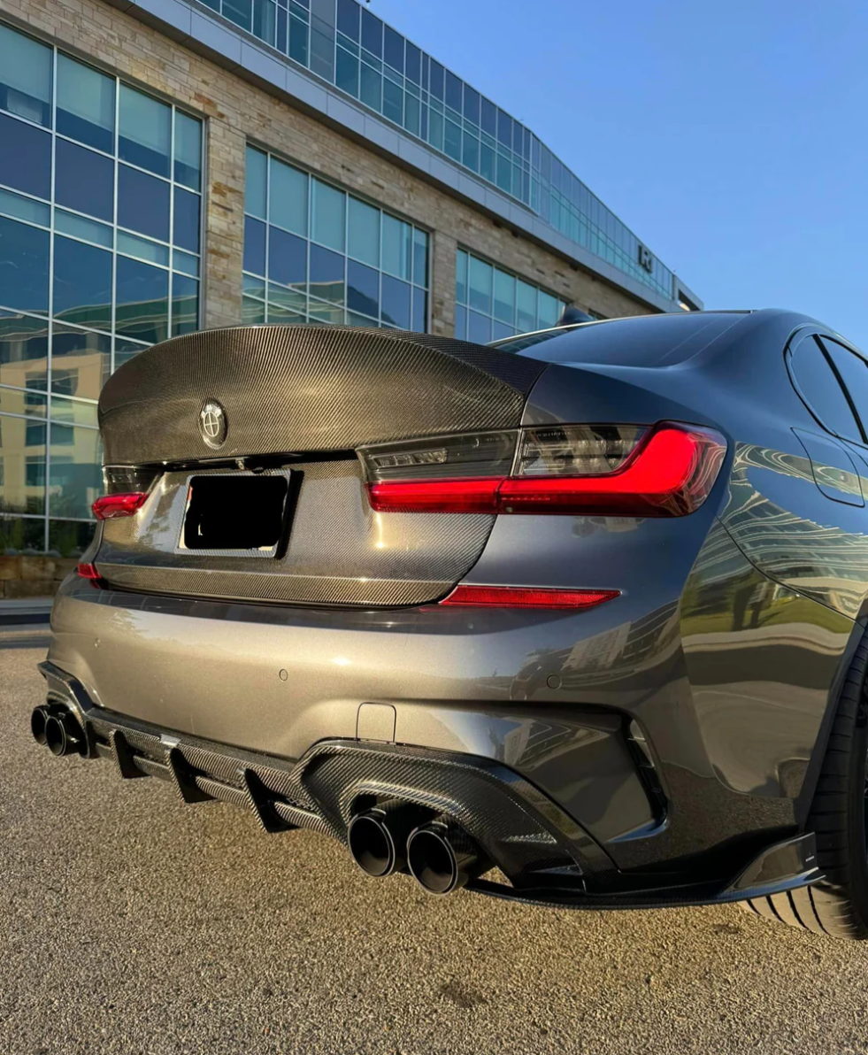 BMW G20 3 Series Carbon Fiber Duck Bill Trunk
