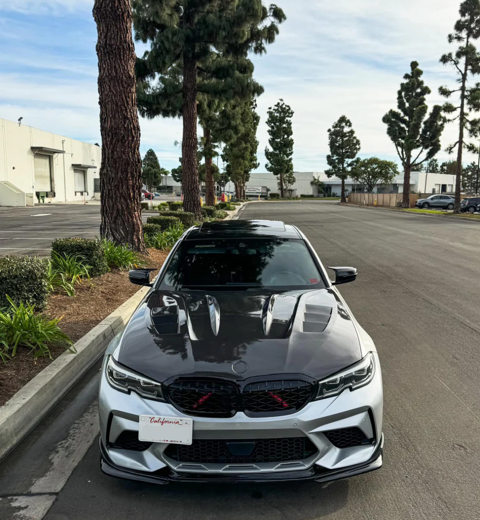 BMW G20 3 Series Carbon Fiber Vented Hood